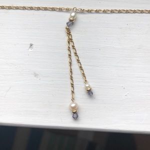 Price Reduced Iolite & Freshwater Pearl Necklace